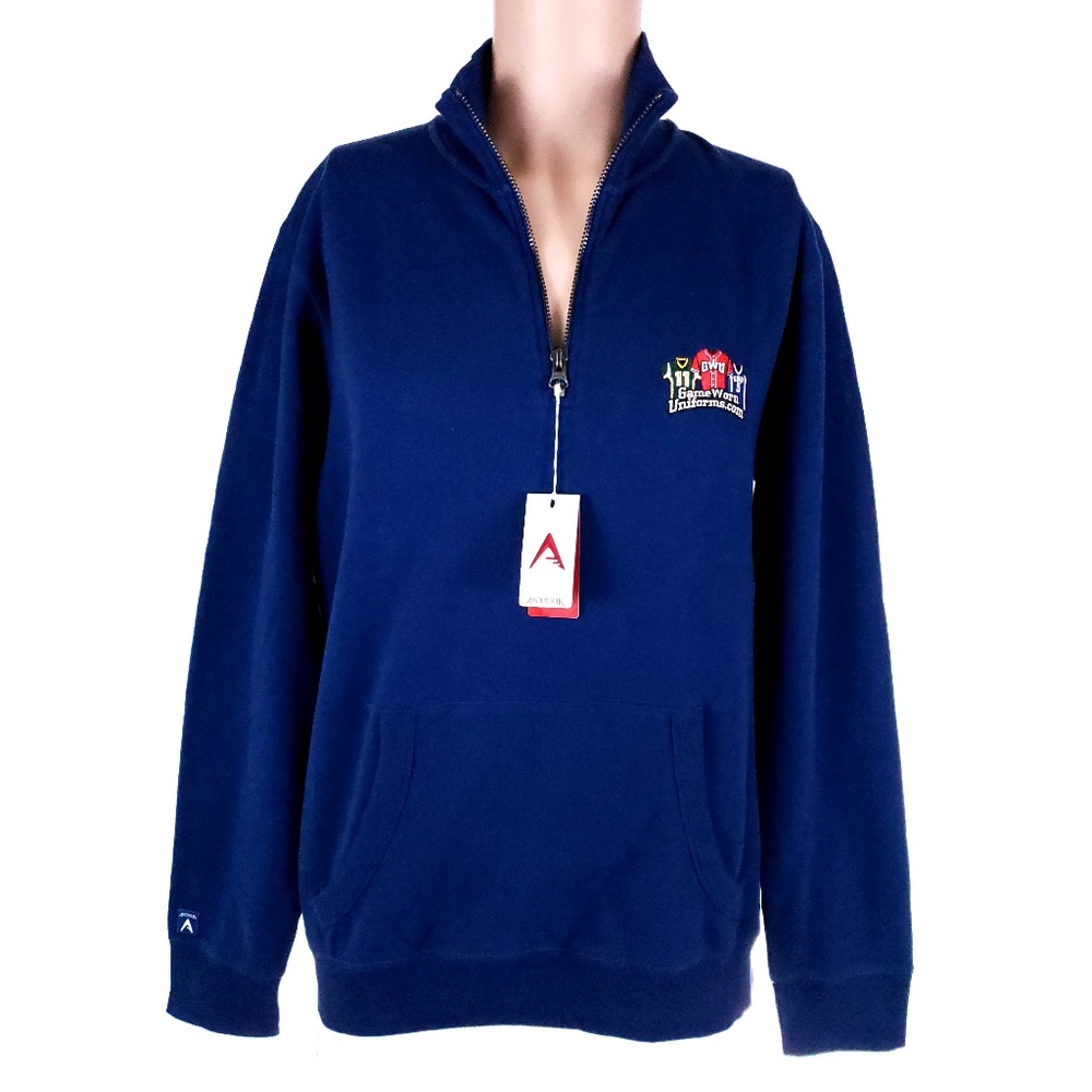 Antigua Men Sweater 1/4 Zip Long Sleeves Size M - NWT